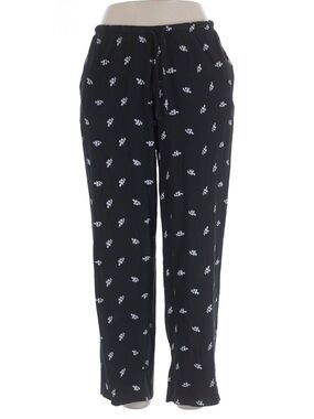 Anthony Richards Black Floral Tie Waist Pants